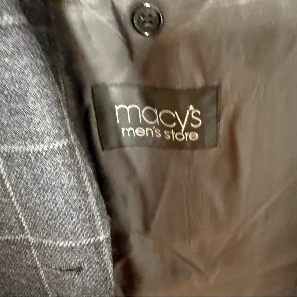 Lauren Ralph Lauren Gray Plaid Blazer - Picture 9 of 14